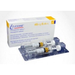 Clexane 40 mg / 0,4 mL Caja x 2 Jeringas Pre-Llenadas - Sanofi Aventis