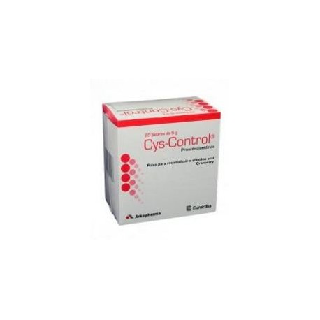 Cys-Control 5 g Infecciones Urinarias (FARMACUNDINAMARCA) caja* 20 sobres